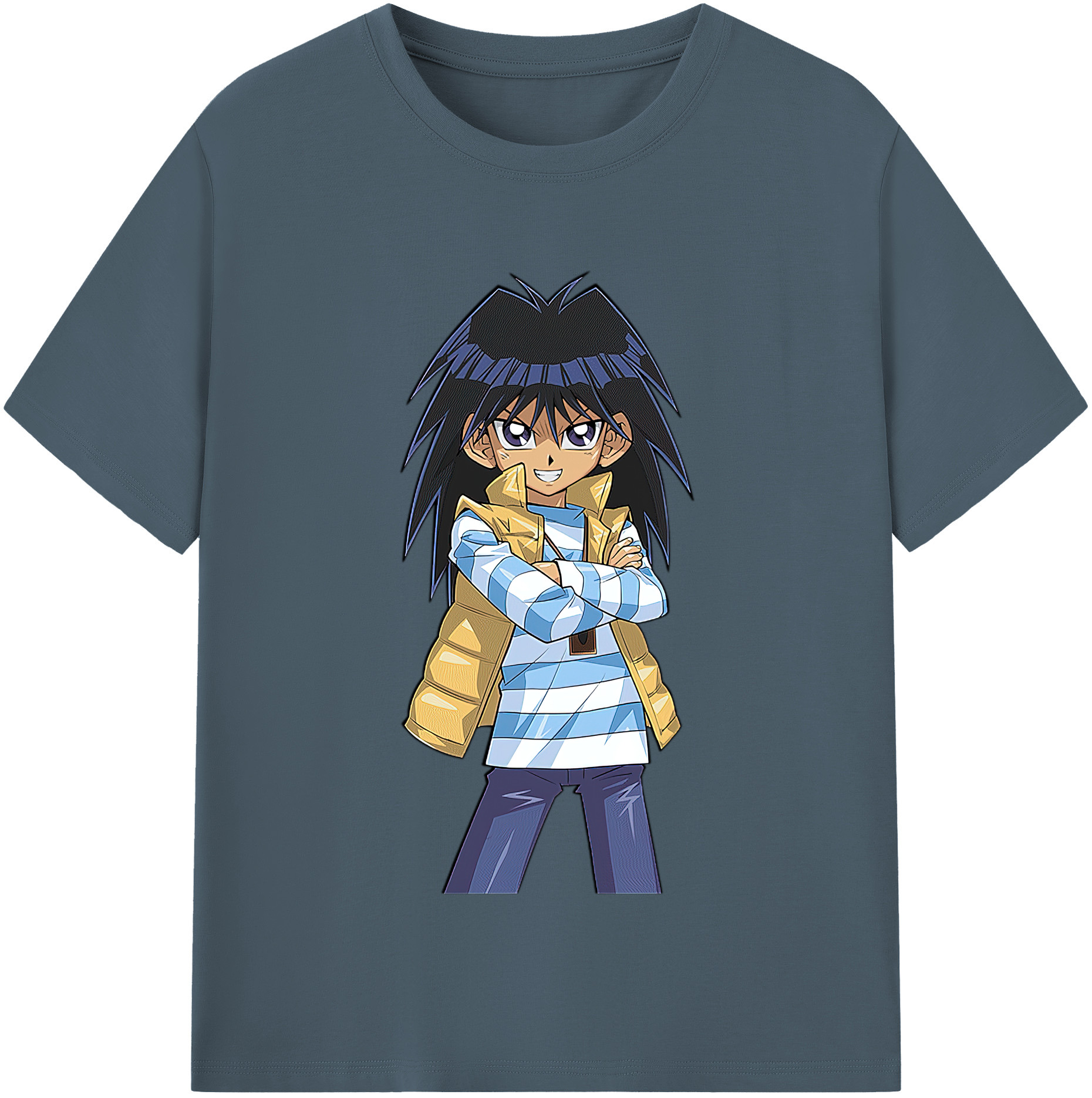 （画像用） 遊☆戯☆王 Yu-Gi-Oh! 綿100％半袖Tシャツ（フロントプリント）
